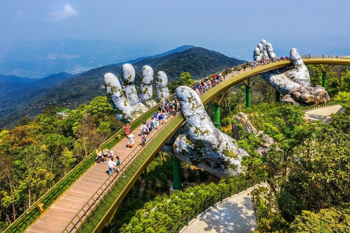 The Golden Bridge Danang Vietnam